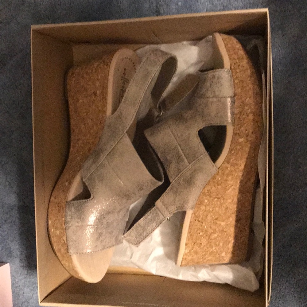 Clark's brand wedges.